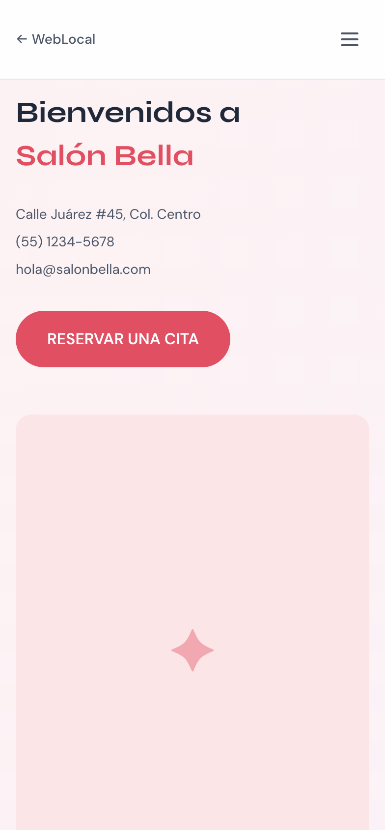 Demo: Estética Bella